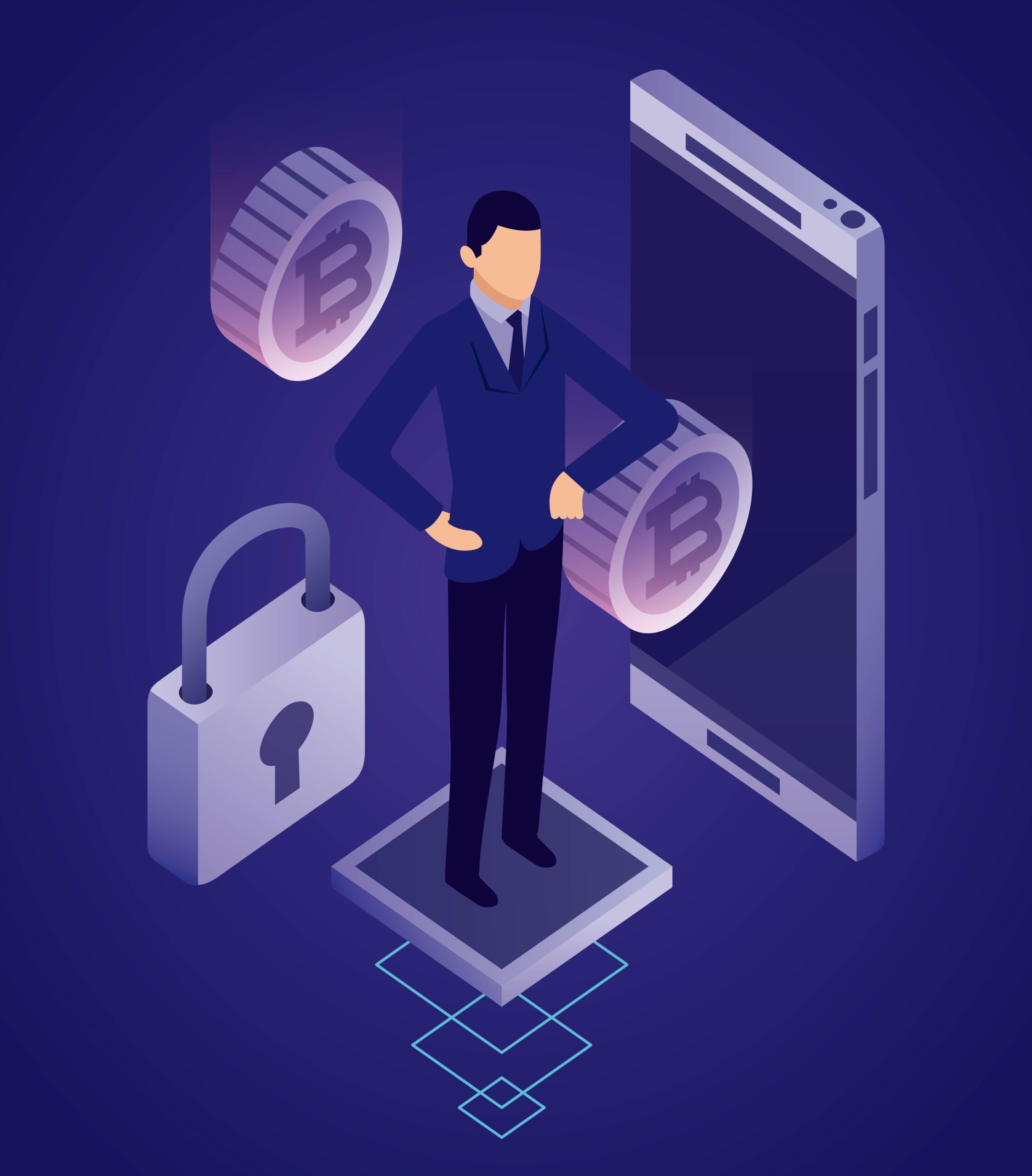 data network businessman concept