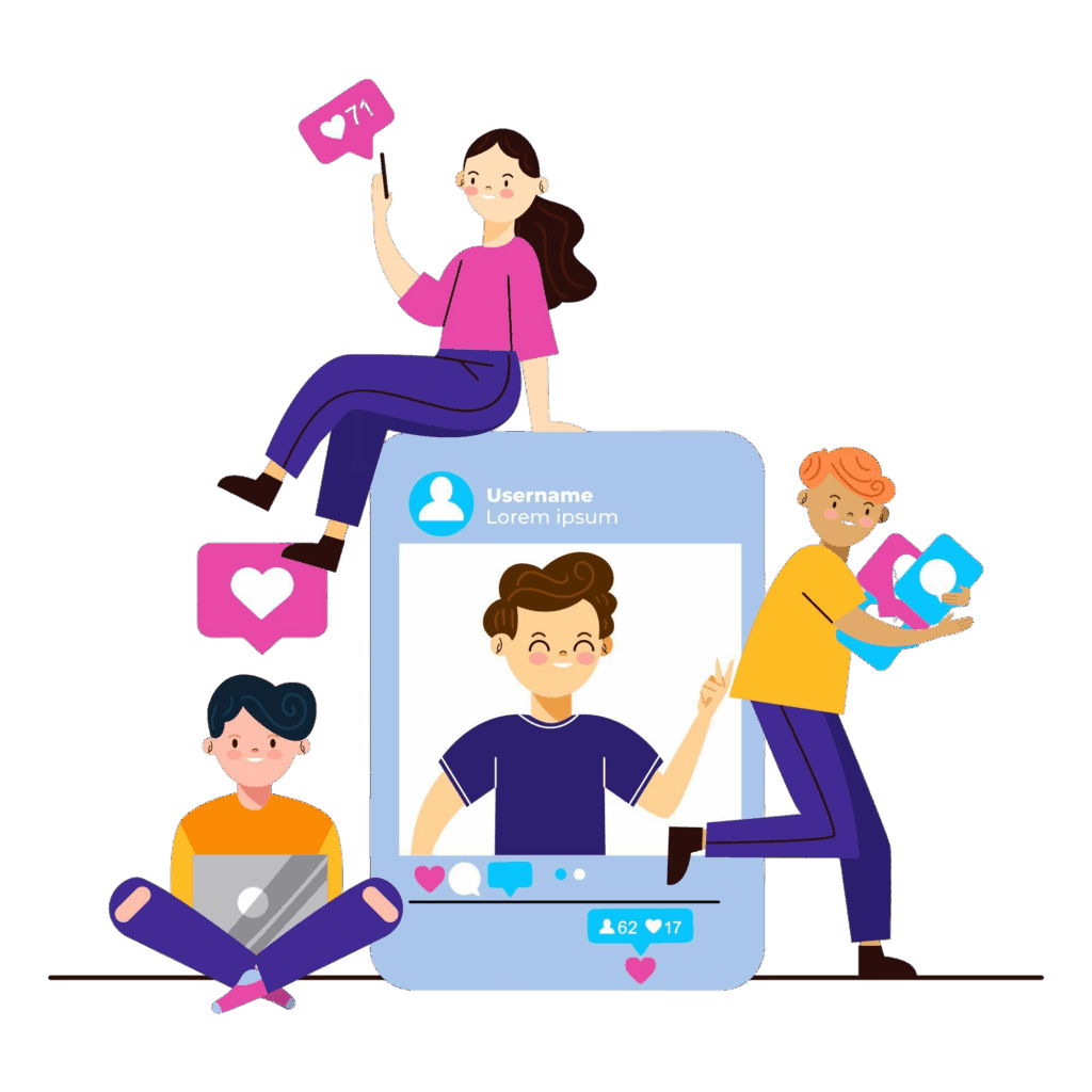 personas que usan dispositivos tecnologicos